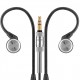 Hi-Res Stainless Steel Noise Isolating in-Ear Headphones with Ear Hooks 