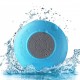 HD Water Resistant Bluetooth 3.0 Shower Speaker, Handsfree Portable Speakerphone with Built-in Mic, 6hrs of playtime, Control Buttons and Dedicated Suction Cup (Blue)