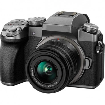 G7 Interchangeable Lens (DSLM) Camera w/ 14-42mm Lens (Silver) & Camera Mic & Accesory Bundle